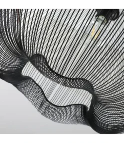 Lussiol Lighting Suspensions Suspension En Métal Noir D. 45 Cm -Luminaires Soldes 202 suspension en metal noir d 45 cm 2