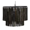 Maisons Du Monde Suspensions Suspension En Métal Noir Et Bois De Manguier -Luminaires Soldes 202 suspension en metal noir et bois de manguier 1000 1 19 226339 1