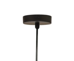 Woood Suspensions Suspension En Métal Noir Et Doré 36cm -Luminaires Soldes 202 suspension en metal noir et dore 36cm 2