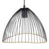 Maisons Du Monde Suspensions Suspension En Métal Noir Et Papier Marron -Luminaires Soldes 202 suspension en metal noir et papier marron 1000 6 16 222400 1