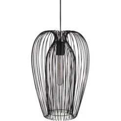 Present Time Suspensions Suspension En Métal Noir H45cm -Luminaires Soldes 202 suspension en metal noir h45cm 2