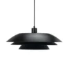 Dyberg Larsen Suspensions Suspension En Métal Noir Mat, H 13 Cm D 45 Cm -Luminaires Soldes 202 suspension en metal noir mat h 13 cm d 45 cm