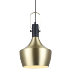 Lussiol Lighting Suspensions Suspension En Métal Or D. 25 Cm