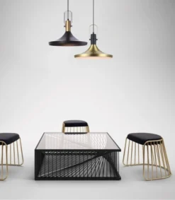 Lussiol Lighting Suspensions Suspension En Métal Or D. 36 Cm -Luminaires Soldes 202 suspension en metal or d 36 cm 5