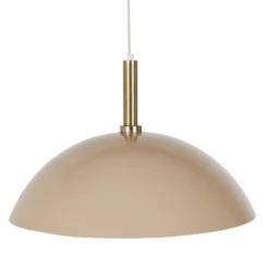Maisons Du Monde Suspensions Suspension En Métal Teinté Crème Et Laiton