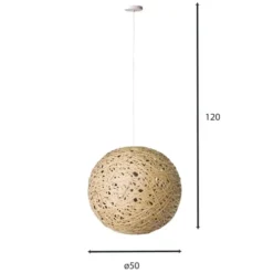 Now’s Home Suspensions Suspension En Papier Recyclé D50 -Luminaires Soldes 202 suspension en papier recycle d50 5