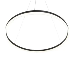 QAZQA Suspensions Suspension En Plastique Noir -Luminaires Soldes 202 suspension en plastique noir 2