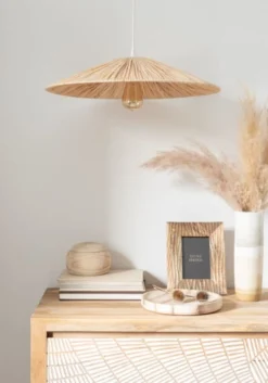 Maisons Du Monde Suspensions Suspension En Raphia Marron -Luminaires Soldes 202 suspension en raphia marron 1000 9 32 222539 2