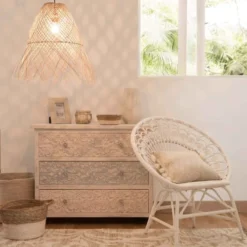 Maisons Du Monde Suspensions Suspension En Rotin D70 -Luminaires Soldes 202 suspension en rotin d70 1000 15 0 168961 6