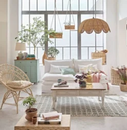 Maisons Du Monde Suspensions Suspension En Rotin Et Bambou Tressés -Luminaires Soldes 202 suspension en rotin et bambou tresses 1000 8 12 221535 3