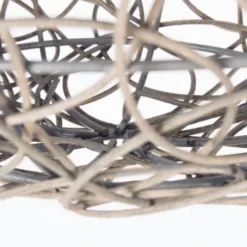 Keria Suspensions Suspension En Rotin Gris -Luminaires Soldes 202 suspension en rotin gris 5