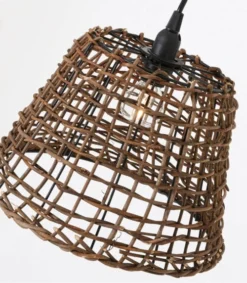 Lussiol Lighting Suspensions Suspension En Rotin Marron D. 29 Cm -Luminaires Soldes 202 suspension en rotin marron d 29 cm 4