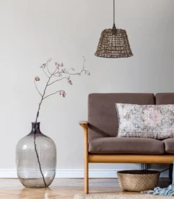 Lussiol Lighting Suspensions Suspension En Rotin Marron D. 29 Cm -Luminaires Soldes 202 suspension en rotin marron d 29 cm 5