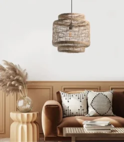 Lussiol Lighting Suspensions Suspension En Rotin Naturel D. 40 Cm -Luminaires Soldes 202 suspension en rotin naturel d 40 cm 1