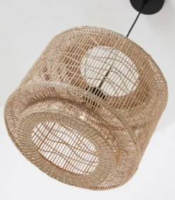 Lussiol Lighting Suspensions Suspension En Rotin Naturel D. 40 Cm -Luminaires Soldes 202 suspension en rotin naturel d 40 cm 5