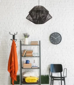 Lussiol Lighting Suspensions Suspension En Rotin Noir D. 45 Cm -Luminaires Soldes 202 suspension en rotin noir d 45 cm 4