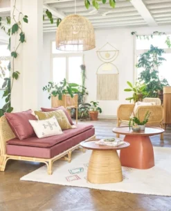 Maisons Du Monde Suspensions Suspension En Rotin Tressé à La Main -Luminaires Soldes 202 suspension en rotin tresse a la main 1000 3 24 218759 3