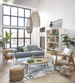 Maisons Du Monde Suspensions Suspension En Rotin Tressé D27 -Luminaires Soldes 202 suspension en rotin tresse d27 1000 0 4 190859 5