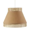 Maisons Du Monde Suspensions Suspension En Rotin Tressé Et Lin Beige -Luminaires Soldes 202 suspension en rotin tresse et lin beige 1000 1 5 202709 1