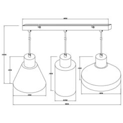 Keria Suspensions Suspension En Stone Laiton -Luminaires Soldes 202 suspension en stone laiton 3