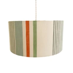 Belamp Suspensions Suspension En Tissu Foutas Blanc Bleu - Diamètre 40 Cm