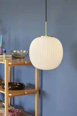 Hubsch Suspensions Suspension En Verre Blanc -Luminaires Soldes 202 suspension en verre blanc 2