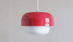 Dyberg Larsen Suspensions Suspension En Verre Et Métal Rouge Clair, H 15 Cm D 23 Cm 10 Dyberg Larsen Suspensions Suspension En Verre Et Métal Rouge Clair, H 15 Cm D 23 Cm -Luminaires Soldes 202 suspension en verre et metal rouge clair h 15 cm d 23 cm 2