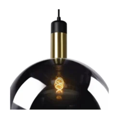 Lampea Suspensions Suspension En Verre Fumé 150 Cm -Luminaires Soldes 202 suspension en verre fume 150 cm 4