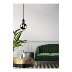 Lampea Suspensions Suspension En Verre Fumé 150 Cm -Luminaires Soldes 202 suspension en verre fume 150 cm 5