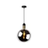 Lampea Suspensions Suspension En Verre Fumé 158 Cm -Luminaires Soldes 202 suspension en verre fume 158 cm