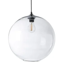Lussiol Lighting Suspensions Suspension En Verre Fumé D. 38 Cm