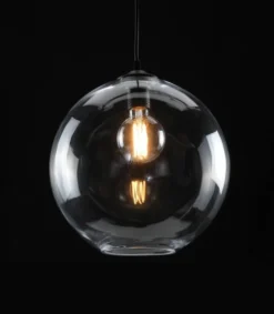 Lussiol Lighting Suspensions Suspension En Verre Transparent D. 38 Cm -Luminaires Soldes 202 suspension en verre transparent d 38 cm 3