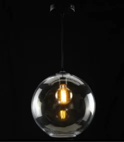 Lussiol Lighting Suspensions Suspension En Verre Transparent D. 38 Cm -Luminaires Soldes 202 suspension en verre transparent d 38 cm 4