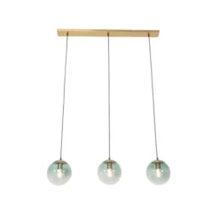 QAZQA Suspensions Suspension En Verre Vert -Luminaires Soldes 202 suspension en verre vert 10