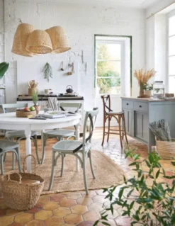 Maisons Du Monde Suspensions Suspension Grappe 5 Abat-jours En Bambou Tressé -Luminaires Soldes 202 suspension grappe 5 abat jours en bambou tresse 1000 12 35 223936 1