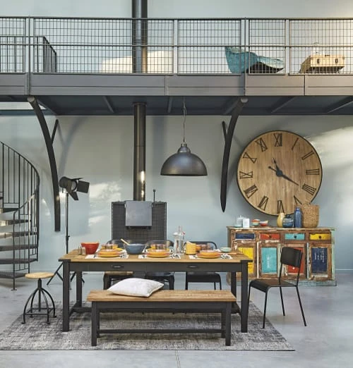 Maisons Du Monde Suspensions Suspension Indus En Métal Brossé D50 8 Maisons Du Monde Suspensions Suspension Indus En Métal Brossé D50 – Image 6