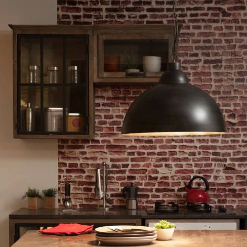 Maisons Du Monde Suspensions Suspension Indus En Métal Brossé D50 5 Maisons Du Monde Suspensions Suspension Indus En Métal Brossé D50 – Image 3