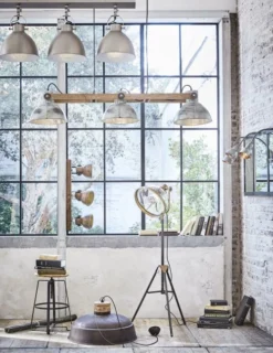 Maisons Du Monde Suspensions Suspension Indus En Métal Effet Vieilli Et Manguier -Luminaires Soldes 202 suspension indus en metal effet vieilli et manguier 1000 5 8 190371 8