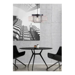 Lampea Suspensions Suspension Industrielle En Cuivre 127 Cm -Luminaires Soldes 202 suspension industrielle en cuivre 127 cm 1