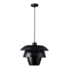 Lampea Suspensions Suspension Industrielle En Noir 150 Cm -Luminaires Soldes 202 suspension industrielle en noir 150 cm