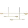 Bolia Suspensions Suspension LED 4 Lumières Métal L125cm 1 Bolia Suspensions Suspension LED 4 Lumières Métal L125cm -Luminaires Soldes 202 suspension led 4 lumieres metal l125cm