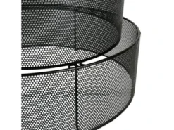 Jardideco Suspensions Suspension Métal Ajouré Gigogne Noir -Luminaires Soldes 202 suspension metal ajoure gigogne noir 2