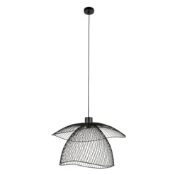 Forestier Suspensions Suspension Métal Filaire Beige D56cm -Luminaires Soldes 202 suspension metal filaire beige d56cm 2