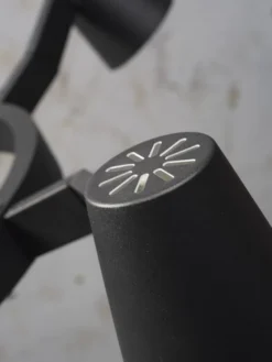 It's About Romi Lustres Suspension Noire 5 Lampes -Luminaires Soldes 202 suspension noire 5 lampes 2