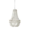 Maisons Du Monde Suspensions Suspension Perles En Sapin Blanc Et Métal Effet Vieilli -Luminaires Soldes 202 suspension perles en sapin blanc et metal effet vieilli 1000 10 2 200287 1