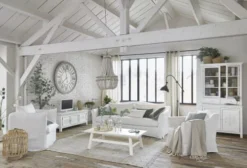 Maisons Du Monde Suspensions Suspension Perles En Sapin Blanc Et Métal Effet Vieilli -Luminaires Soldes 202 suspension perles en sapin blanc et metal effet vieilli 1000 10 2 200287 5