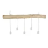Maisons Du Monde Suspensions Suspension Rampe 5 Douilles En Peuplier Et Métal Blanc -Luminaires Soldes 202 suspension rampe 5 douilles en peuplier et metal blanc 1000 0 4 202708 1