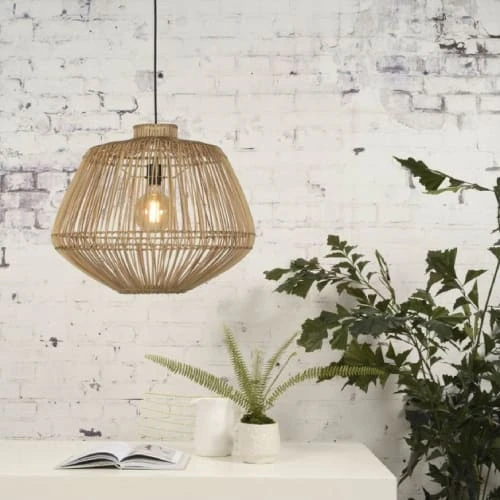 Good & Mojo Suspensions Suspension Rotin Naturel D60cm 4 Good & Mojo Suspensions Suspension Rotin Naturel D60cm – Image 2