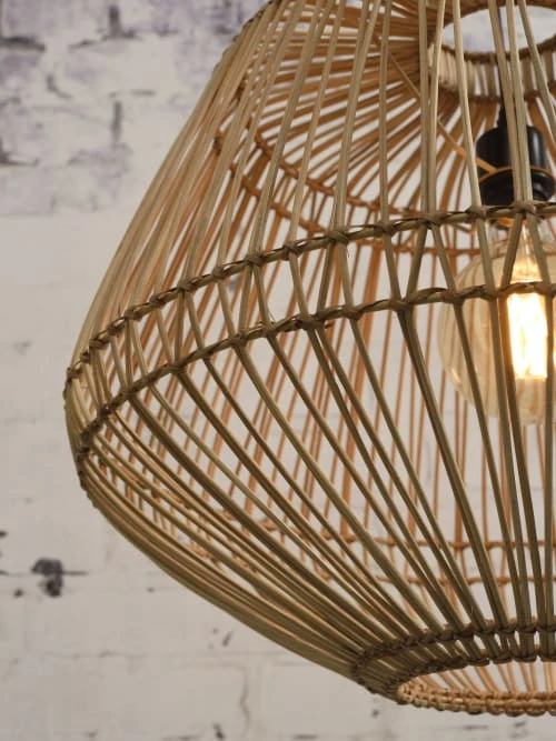 Good & Mojo Suspensions Suspension Rotin Naturel D60cm 7 Good & Mojo Suspensions Suspension Rotin Naturel D60cm – Image 5