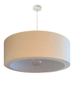 Abat-jours Suspensions Suspension Silvio Beige T 65 X H 25 -Luminaires Soldes 202 suspension silvio beige t 65 x h 25 2